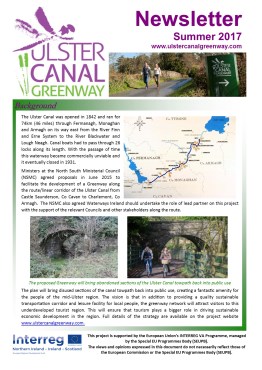 Newsletter 1, front page